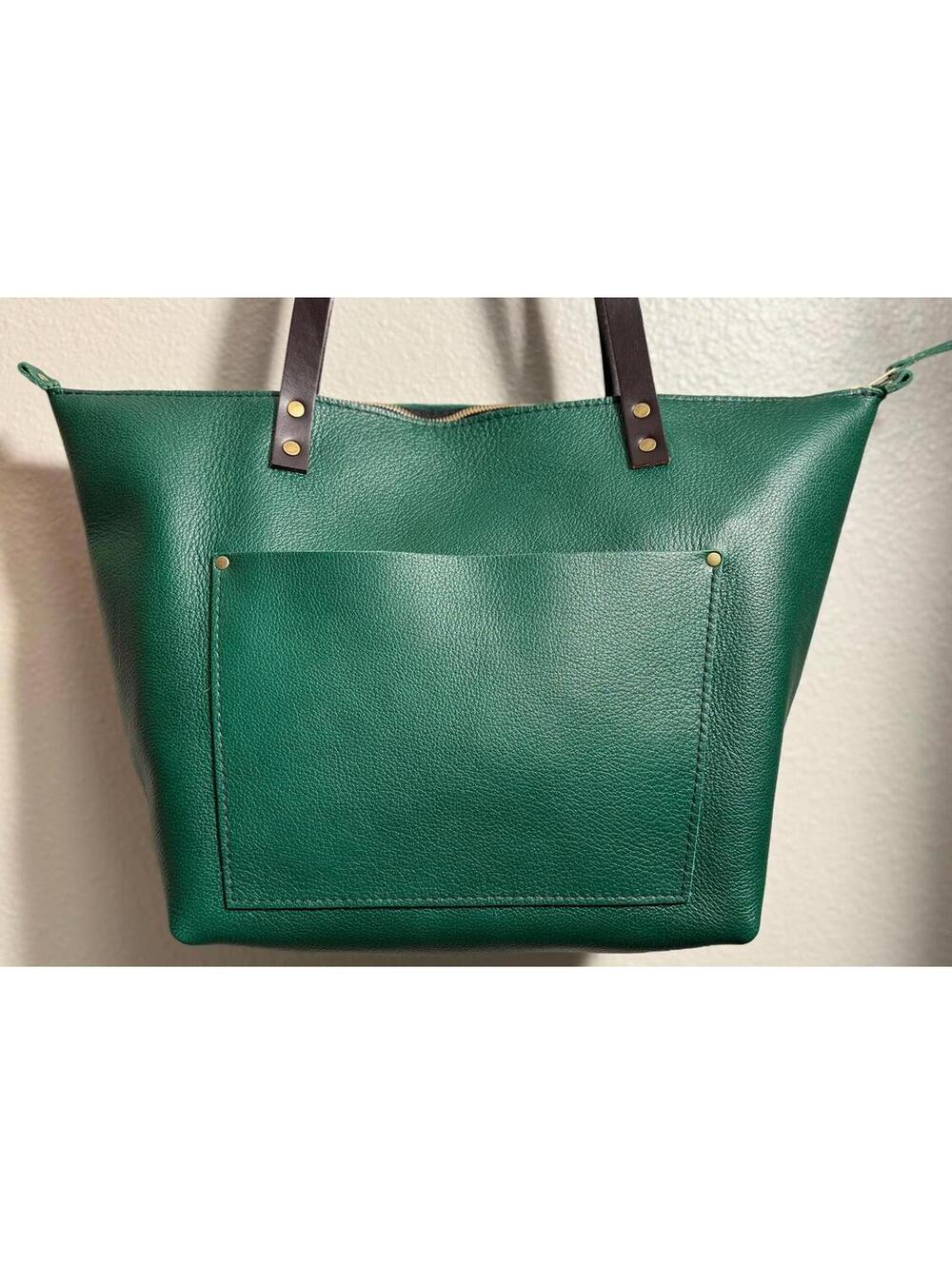 Portland Leather Goods Large Zipper Tote - Bacalar
